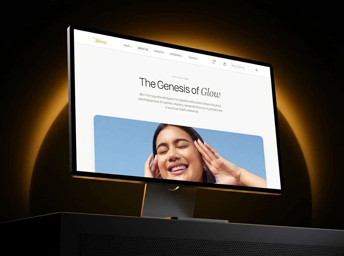 The brand heritage page
